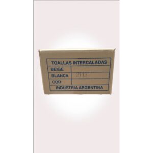 Toalla Intercalada 20x24 blanca Cod.2500 KING