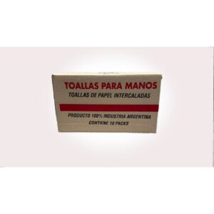 Toalla Intercalada 4 Paneles 20x24 blanca ESD