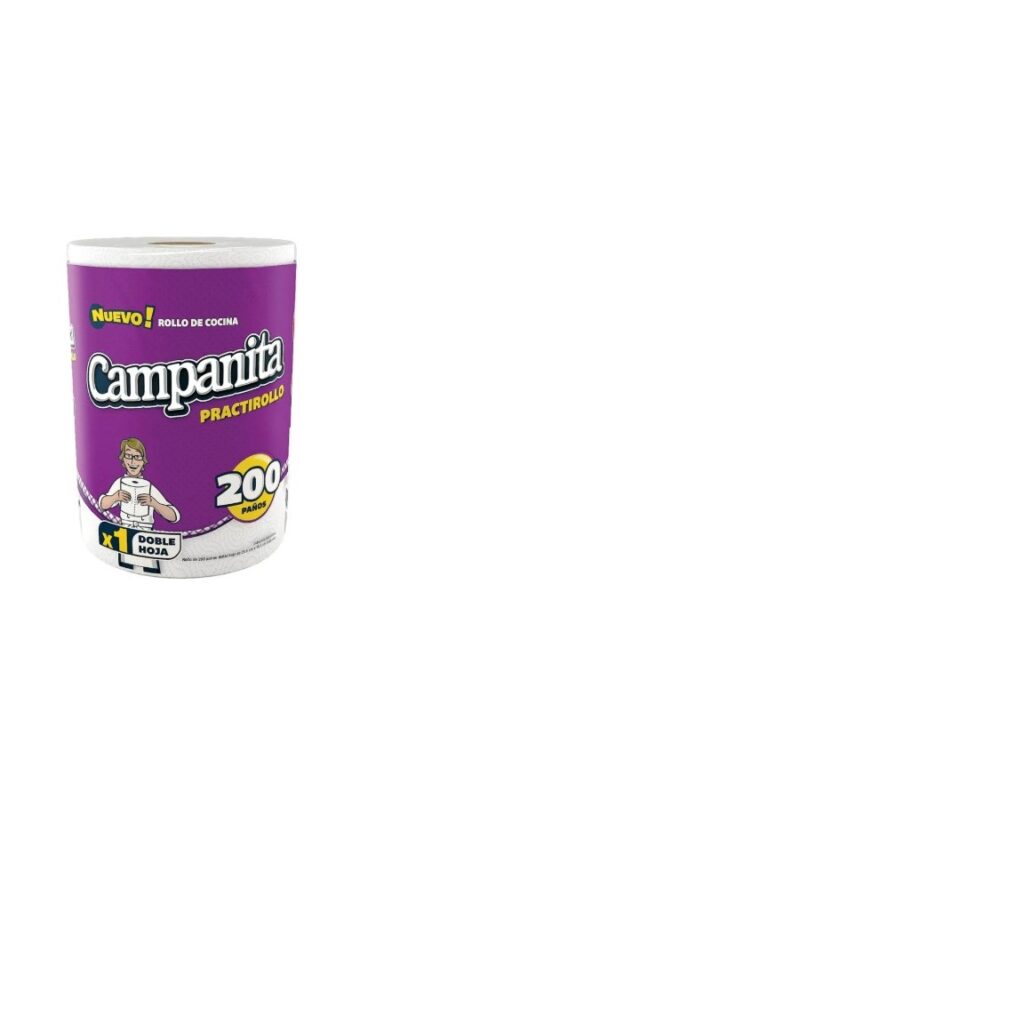 Rollo Cocina 12 unidades x 200 paños Campanita