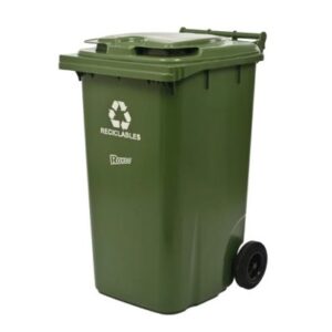 Recipiente de Residuos x 120 Lts con Tapa y Ruedas