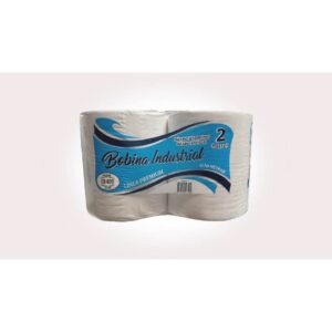 Bobina industrial Doble Hoja Blanca 2unx400 King