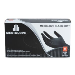 Guantes Nitrilo Negro Soft (L) Medigloves